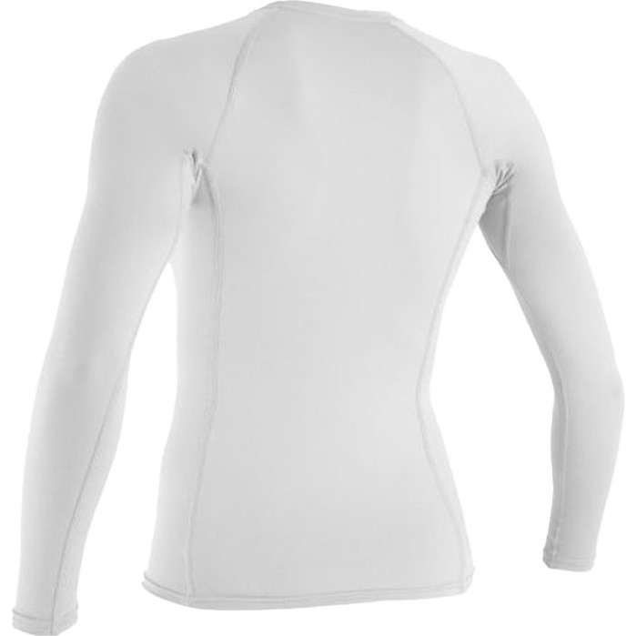 2024 O'Neill Womens Basic Skins Long Sleeve Rash Tee 4340 - White